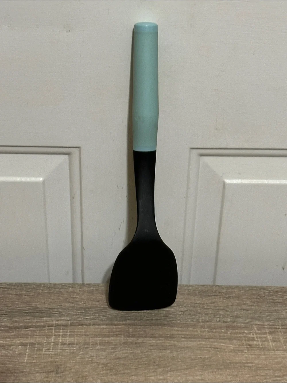 KitchenAid Solid Turner Spatula Light Turquoise Blue & Black 13.5